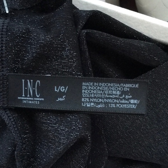 NWT INC International Concepts Black Bodysuit - Picture 5 of 6